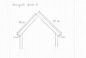 Vogelhaus selbst bauen dachgestell